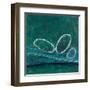 Oval Blues 1-Filippo Ioco-Framed Art Print