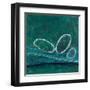 Oval Blues 1-Filippo Ioco-Framed Art Print