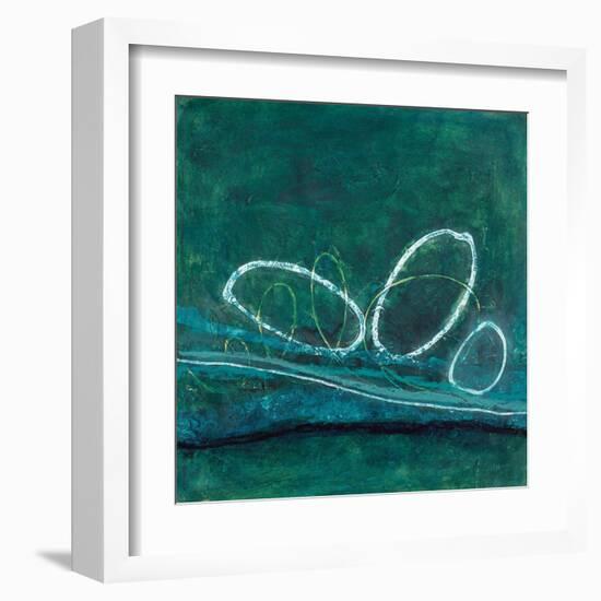 Oval Blues 1-Filippo Ioco-Framed Art Print