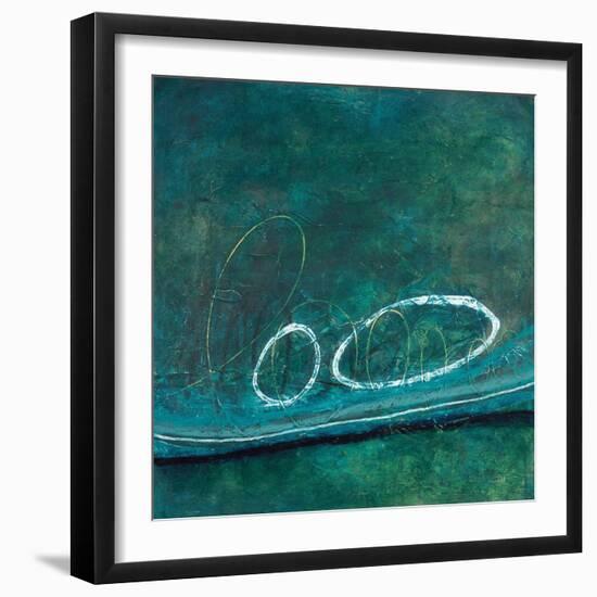 Oval Blues 2-Filippo Ioco-Framed Art Print