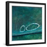 Oval Blues 2-Filippo Ioco-Framed Art Print