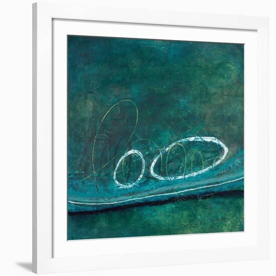 Oval Blues 2-Filippo Ioco-Framed Art Print