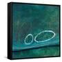 Oval Blues 2-Filippo Ioco-Framed Stretched Canvas