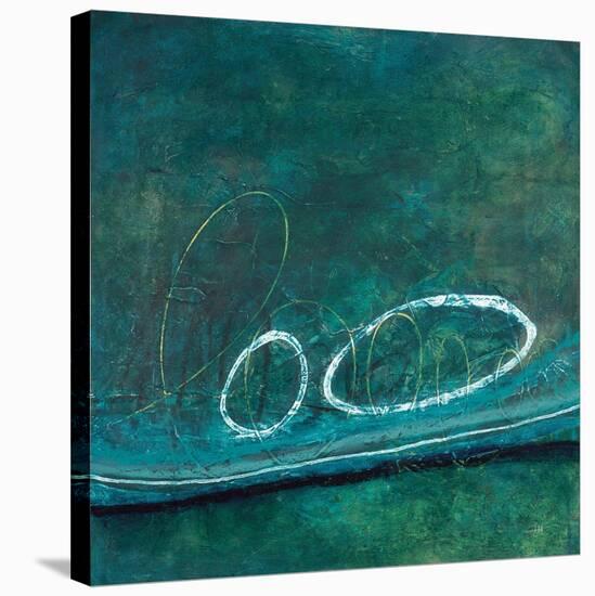 Oval Blues 2-Filippo Ioco-Stretched Canvas