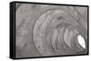 Oval Fractals V-Dana Styber-Framed Stretched Canvas