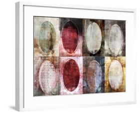 Oval Gridlock-Ken Roko-Framed Art Print