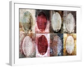 Oval Gridlock-Ken Roko-Framed Art Print