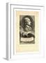 Oval Head-And-Shoulders Profile Portrait of French Balloonist Jean-François Pilâtre De Rozier-null-Framed Giclee Print