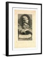 Oval Head-And-Shoulders Profile Portrait of French Balloonist Jean-François Pilâtre De Rozier-null-Framed Giclee Print