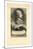 Oval Head-And-Shoulders Profile Portrait of French Balloonist Jean-François Pilâtre De Rozier-null-Mounted Giclee Print