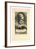 Oval Head-And-Shoulders Profile Portrait of French Balloonist Jean-François Pilâtre De Rozier-null-Framed Giclee Print