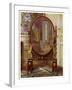 Oval Mirror and Bed of Napoleon I, 1911-1912-Edwin Foley-Framed Giclee Print