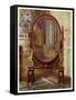 Oval Mirror and Bed of Napoleon I, 1911-1912-Edwin Foley-Framed Stretched Canvas