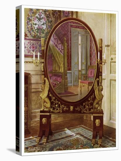 Oval Mirror and Bed of Napoleon I, 1911-1912-Edwin Foley-Stretched Canvas