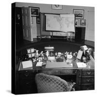 Oval Office Desk Belonging to the Late President Franklin D. Roosevelt-Thomas D^ Mcavoy-Stretched Canvas