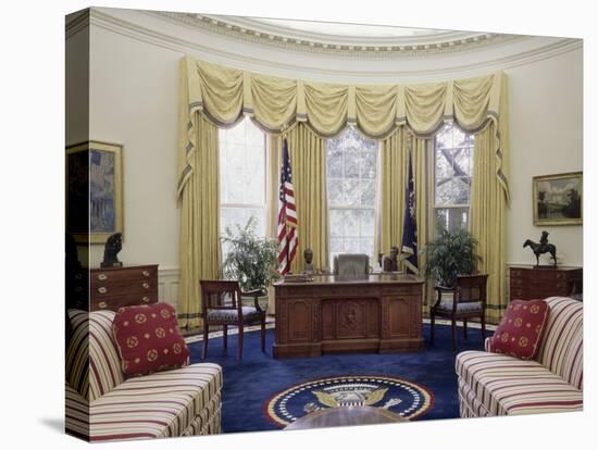 Oval Office the White House Washington, D.C. USA-null-Stretched Canvas