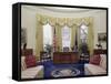 Oval Office the White House Washington, D.C. USA-null-Framed Stretched Canvas