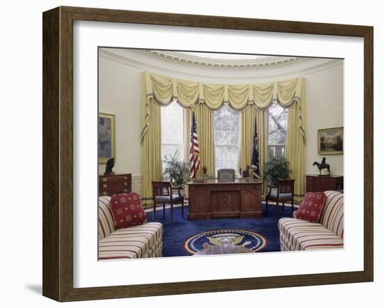 Oval Office the White House Washington, D.C. USA-null-Framed Photographic Print