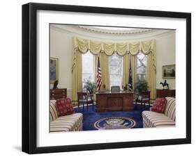 Oval Office the White House Washington, D.C. USA-null-Framed Photographic Print