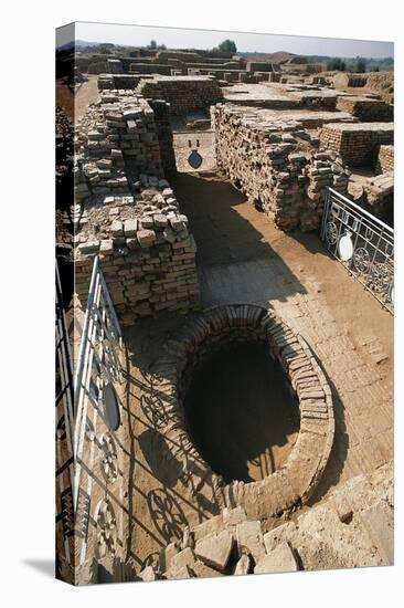 Oval Pit in Mohenjo-Daro Citadel (Unesco World Heritage List-null-Stretched Canvas