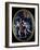 Oval Plaque Depicting Adam and Eve Expelled from Paradise, Limousin-null-Framed Giclee Print