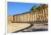 Oval Plaza, 160 Ionic Columns, Jerash, Jordan.-William Perry-Framed Photographic Print