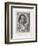 Oval Portrait of David Garrick, 1776-J Collyer-Framed Giclee Print