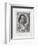 Oval Portrait of David Garrick, 1776-J Collyer-Framed Giclee Print