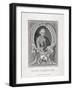 Oval Portrait of David Garrick, 1776-J Collyer-Framed Giclee Print