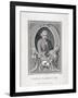 Oval Portrait of David Garrick, 1776-J Collyer-Framed Giclee Print