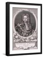 Oval Portrait of George I, King of Great Britain, 1718-George Vertue-Framed Giclee Print