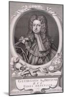 Oval Portrait of George I, King of Great Britain, 1718-George Vertue-Mounted Giclee Print