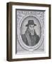 Oval Portrait of John Foxe, C1570-John Sturt-Framed Giclee Print