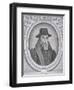 Oval Portrait of John Foxe, C1570-John Sturt-Framed Giclee Print