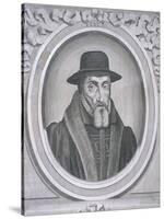 Oval Portrait of John Foxe, C1570-John Sturt-Stretched Canvas