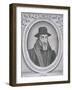 Oval Portrait of John Foxe, C1570-John Sturt-Framed Giclee Print