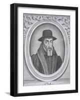 Oval Portrait of John Foxe, C1570-John Sturt-Framed Giclee Print