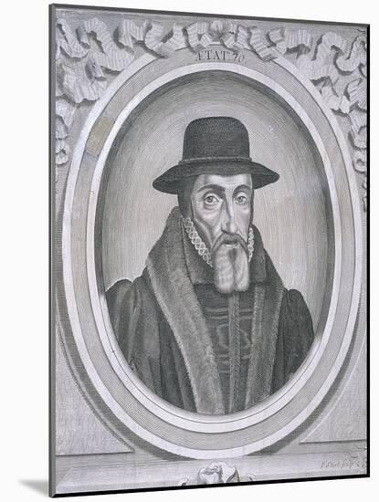 Oval Portrait of John Foxe, C1570-John Sturt-Mounted Giclee Print