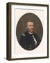 Oval Portrait of Major General Ulysses S. Grant Wearing Uniform-Stocktrek Images-Framed Art Print