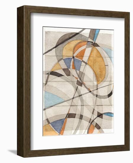 Ovals & Lines I-Nikki Galapon-Framed Art Print