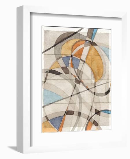 Ovals & Lines I-Nikki Galapon-Framed Art Print