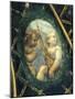 Ovate with Cherubs-null-Mounted Giclee Print