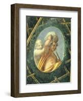 Ovate with Cherubs-Antonio Allegri Da Correggio-Framed Giclee Print