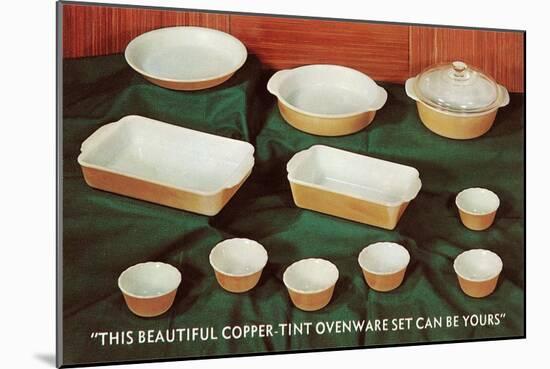 Ovenware Set-null-Mounted Art Print