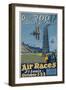 Over 200 Miles Per Hour, 1923 St Louis Air Races-null-Framed Giclee Print