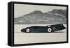 'Over 300 miles an hour on the Salt Flats, Bonneville, Utah', 1937-Unknown-Framed Stretched Canvas