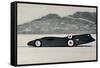 'Over 300 miles an hour on the Salt Flats, Bonneville, Utah', 1937-Unknown-Framed Stretched Canvas