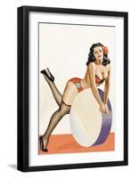 Over a Drum-Peter Driben-Framed Art Print