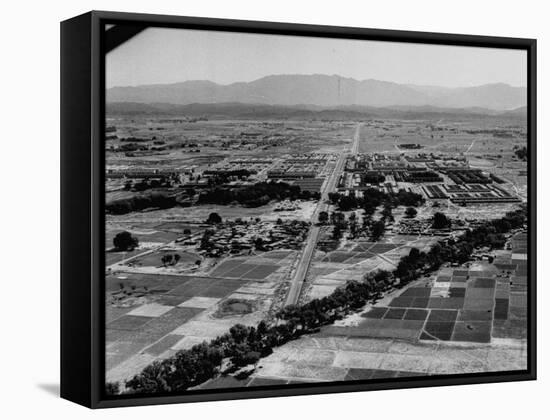 Over-All View of Chandigarh, New Capital City of Punjab-null-Framed Stretched Canvas