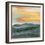 Over Blue-Karen Suderman-Framed Art Print